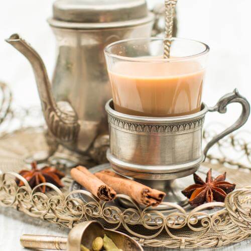Traditioneller indischer Masala Chai